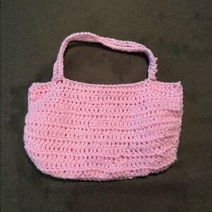 Crochet hand bag